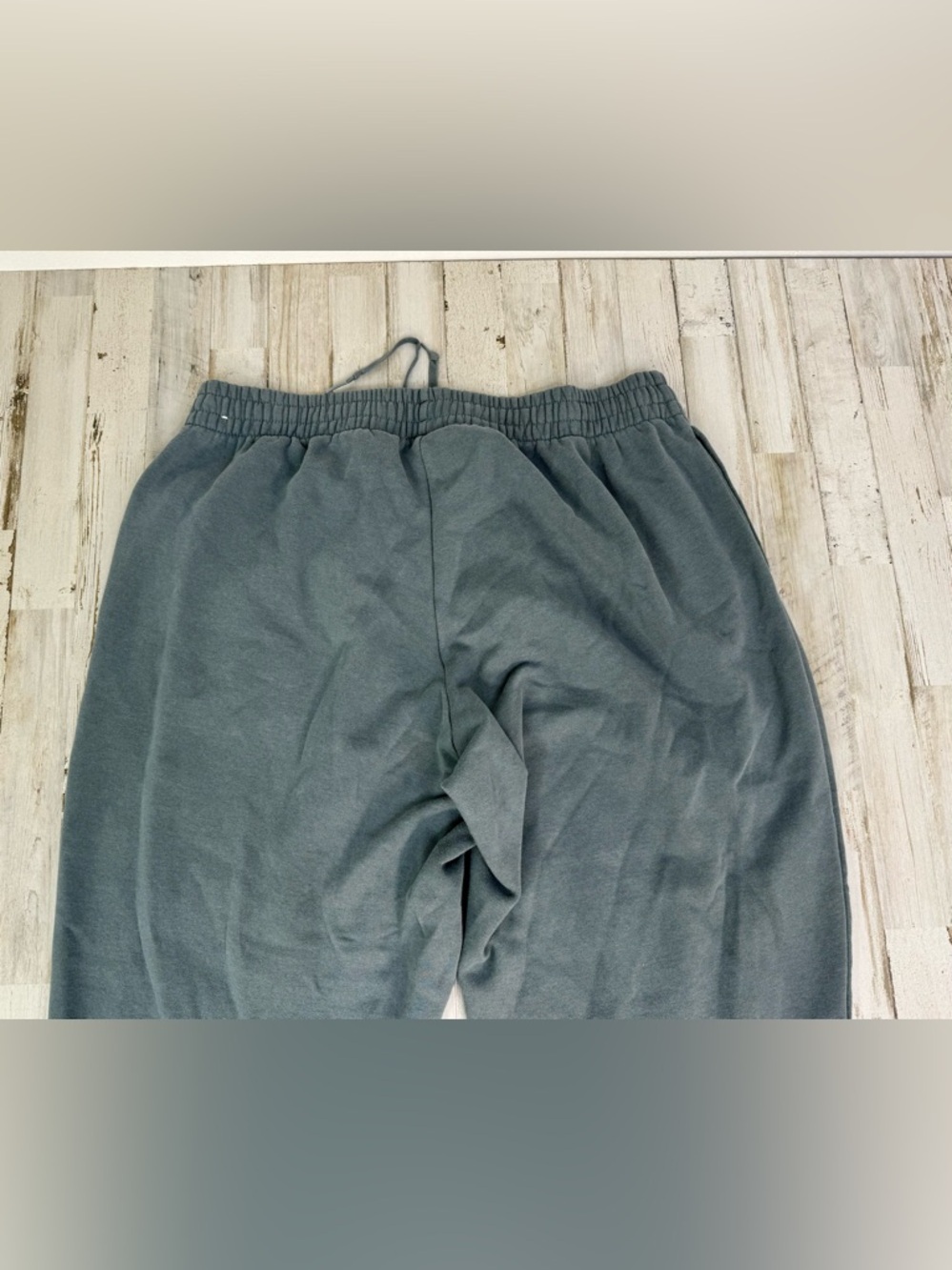 Adidas Women’s 1X Climalite Sweatpants Gray Elastic Waist - Picture 8 of 9